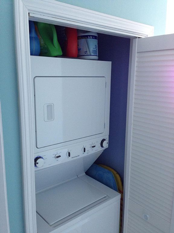 Stackable Washer-Dryer in unit